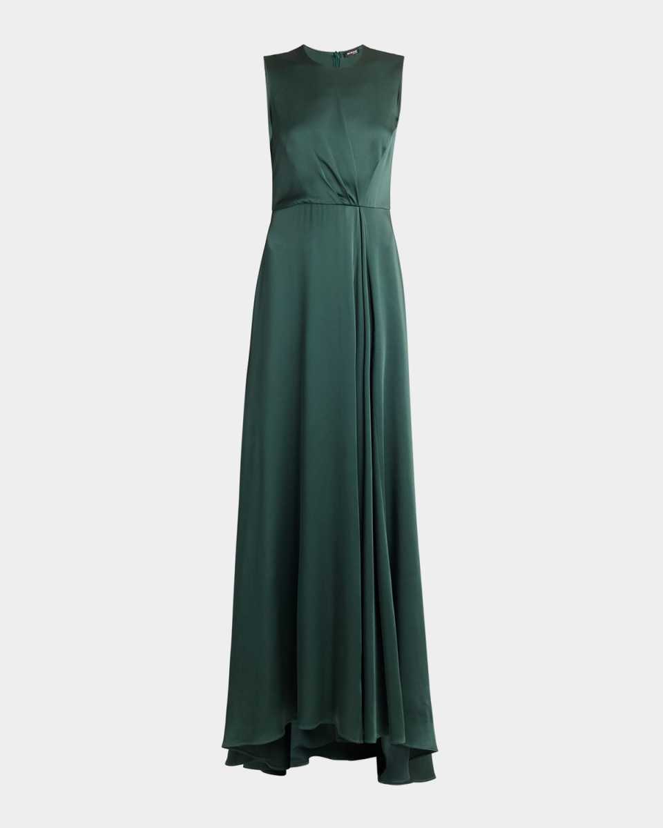 Satin Scarf Gown